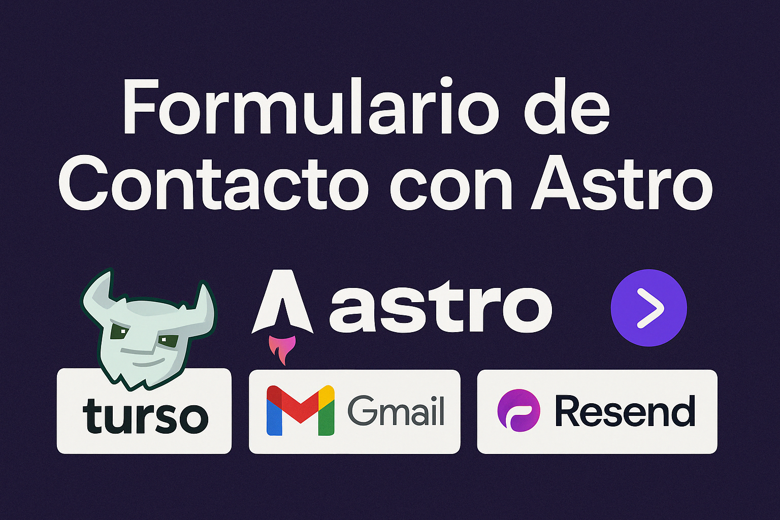 Formulario en Astro con base de datos y envío de correo