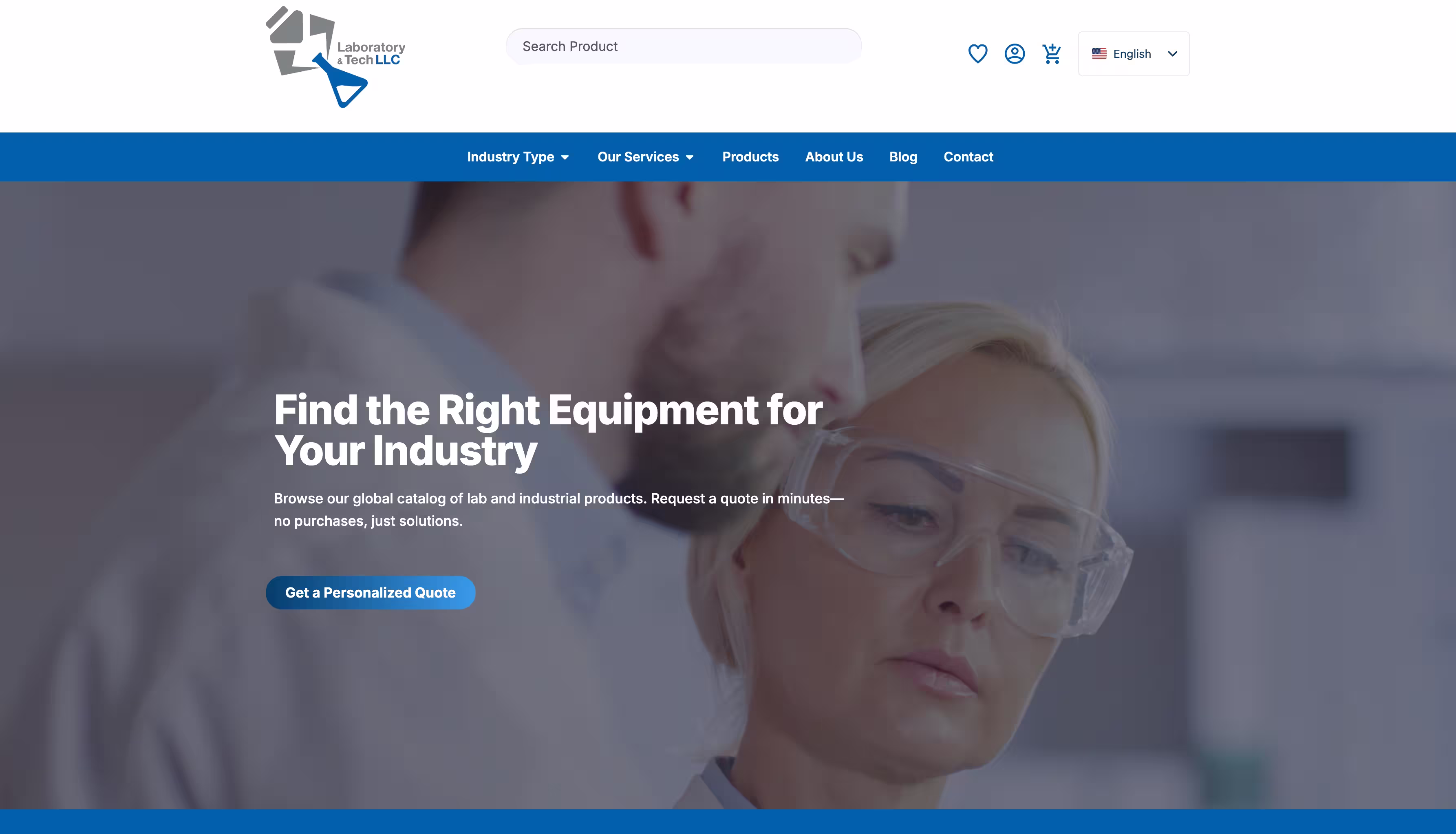 Laboratory Equipment B2B Platform