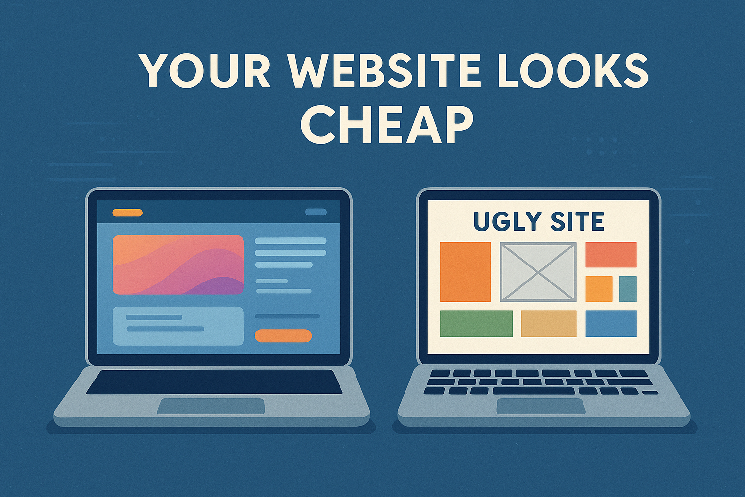 5 errores de diseño que hacen que tu web se vea barata