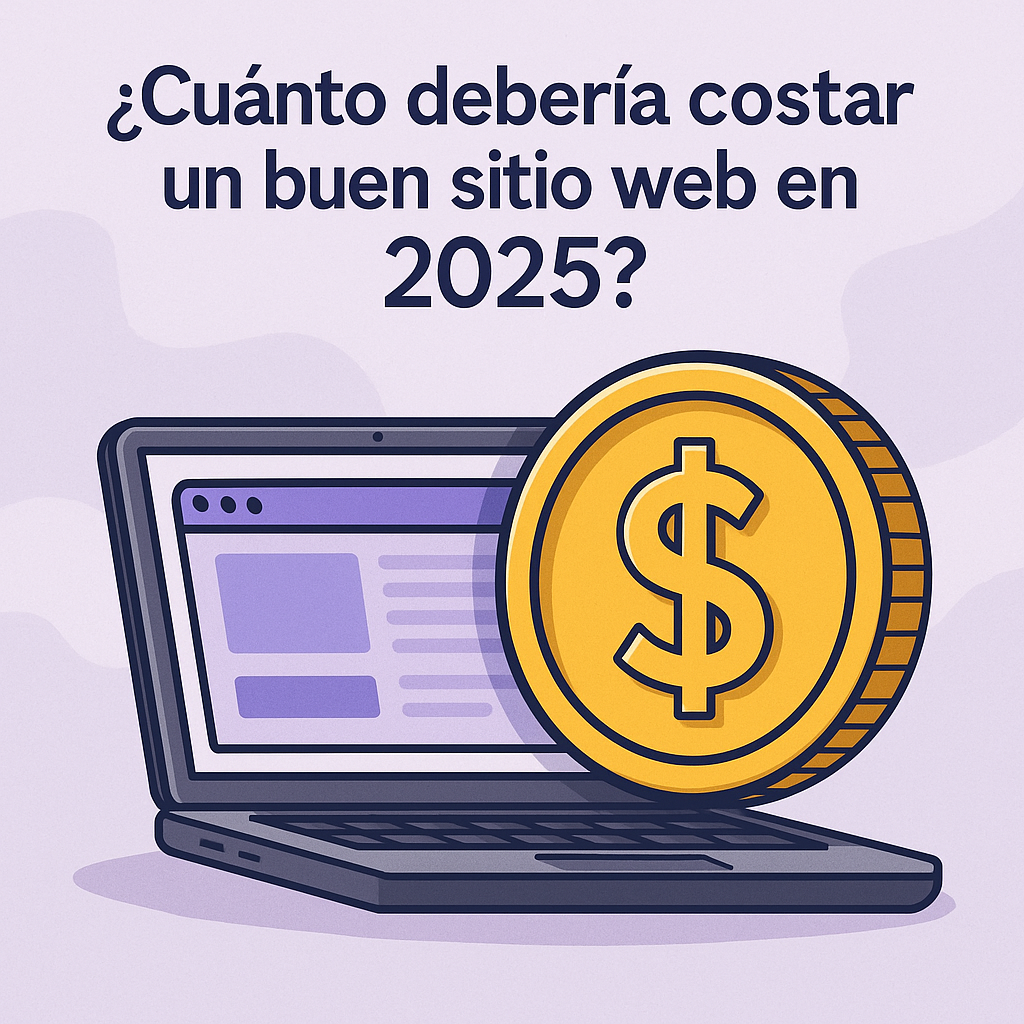 Persona navegando un sitio web moderno y bien diseñado desde una laptop